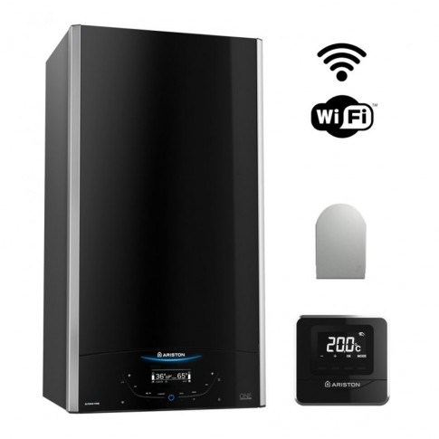Centrala termica pe gaz, cu condensare, Ariston Alteas One Net 24 kW + kit evacuare