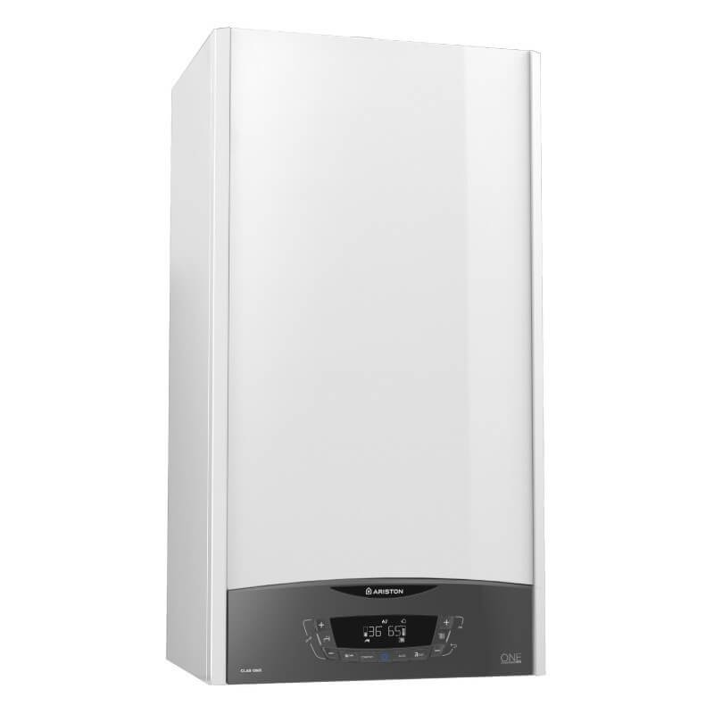 Centrala termica pe gaz, cu condensare, Ariston Clas One 24 kW + kit evacuare
